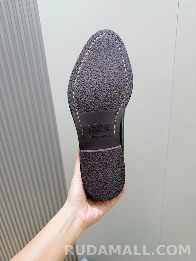 브루넬로 쿠치넬리 브루넬로 쿠치넬리 가죽 첼시 부츠 상세 이미지