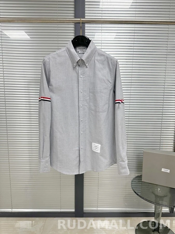 톰브라운 톰브라운 4선 완장 긴팔 셔츠 상세 이미지