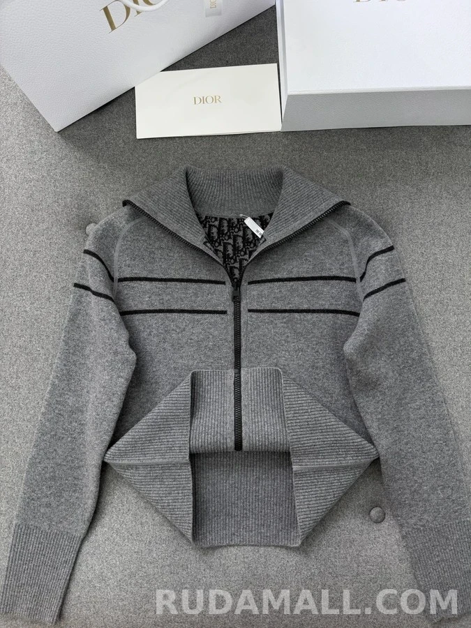 디올 디올 Oblique 스트라이프 양면 가디건 상세 이미지