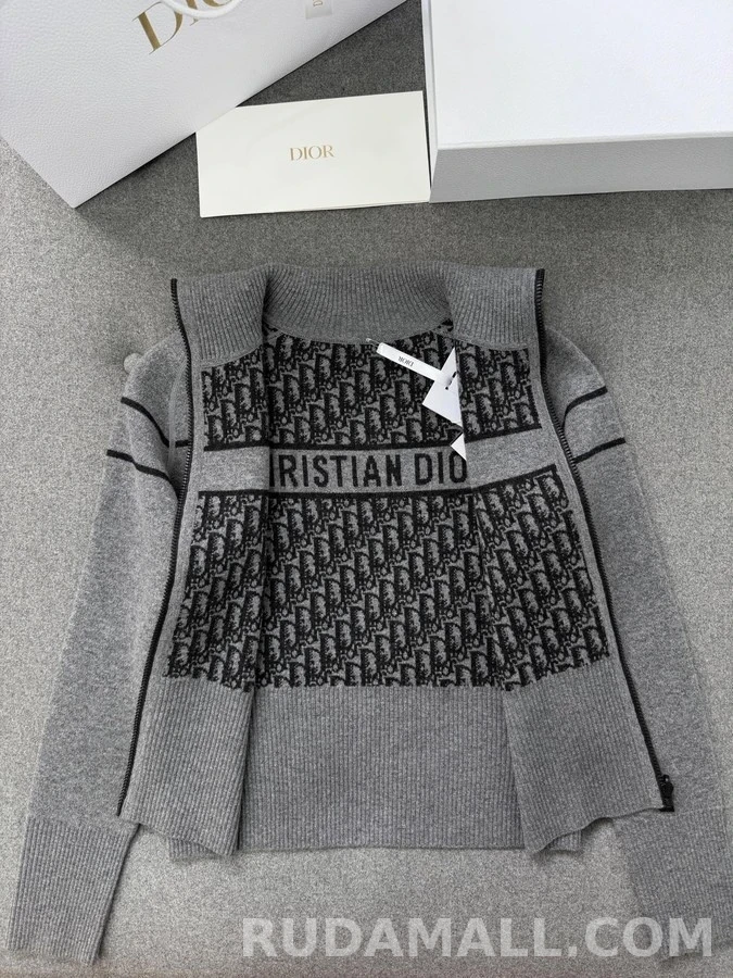디올 디올 Oblique 스트라이프 양면 가디건 상세 이미지