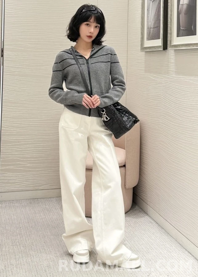 디올 디올 Oblique 스트라이프 양면 가디건 상세 이미지