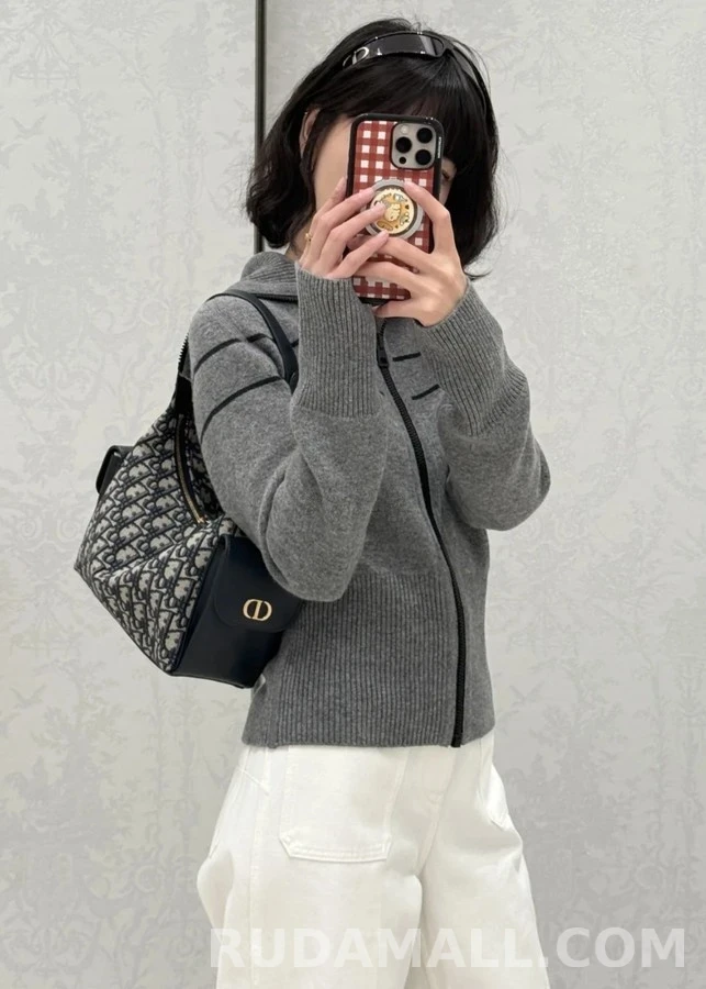 디올 디올 Oblique 스트라이프 양면 가디건 상세 이미지
