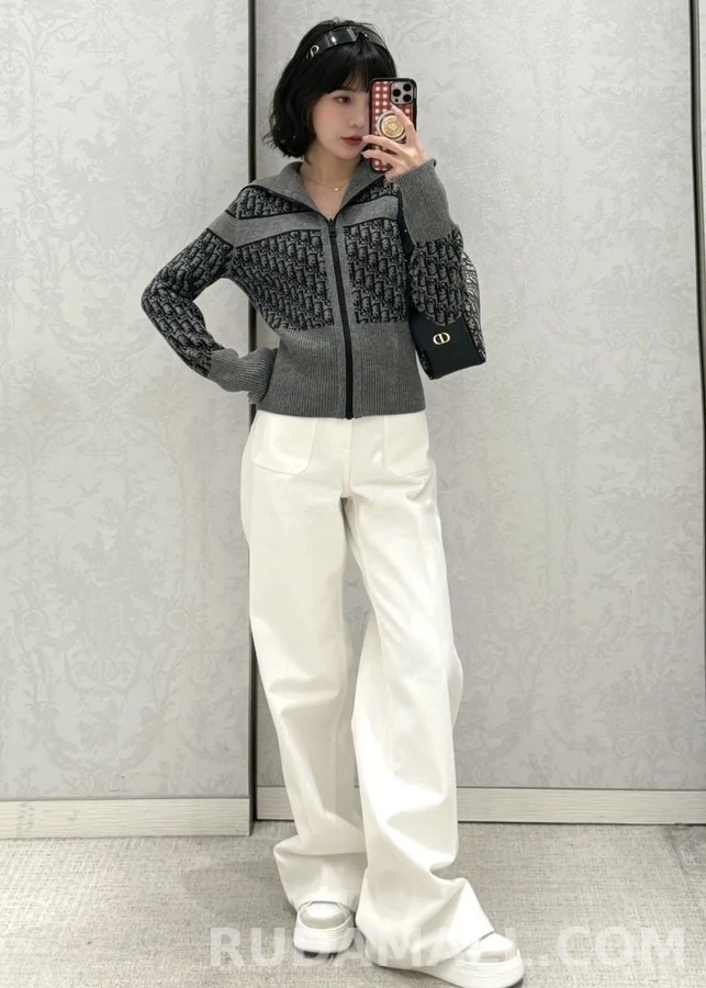 디올 디올 Oblique 스트라이프 양면 가디건 상세 이미지