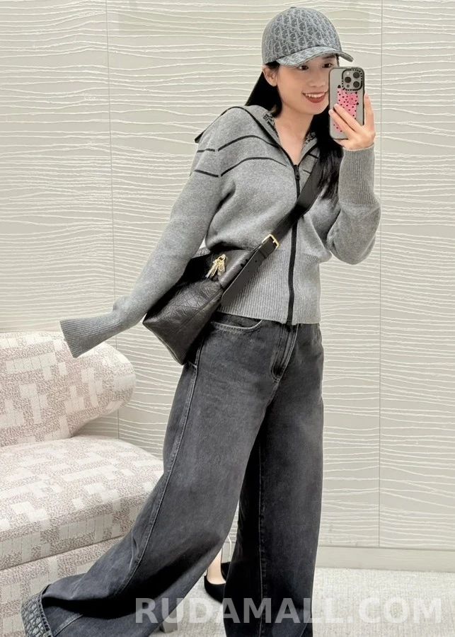 디올 디올 Oblique 스트라이프 양면 가디건 상세 이미지