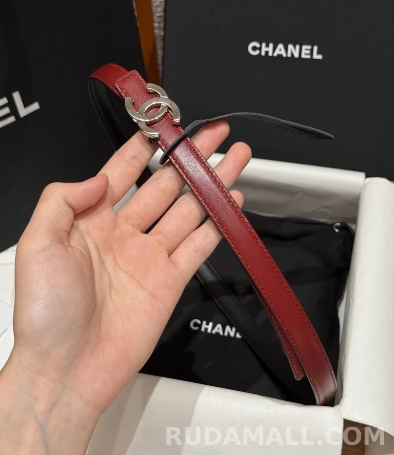 샤넬 샤넬 더블 C 버클 양면 슬림 벨트 상세 이미지