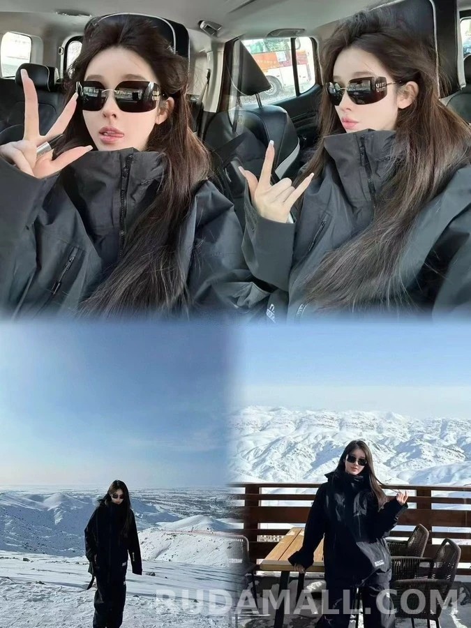 미우미우 미우미우 오버사이즈 림리스 선글라스 상세 이미지