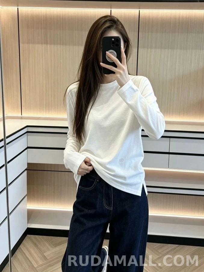 루이비통 루이비통 피마 코튼 긴팔 티셔츠 상세 이미지