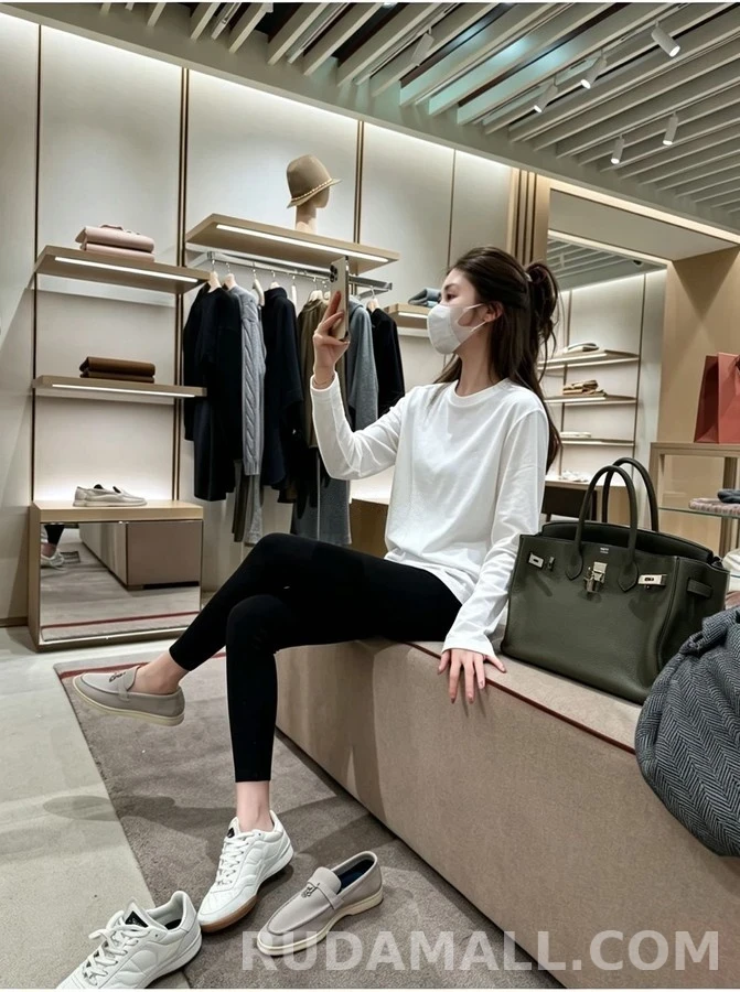 루이비통 루이비통 피마 코튼 긴팔 티셔츠 상세 이미지