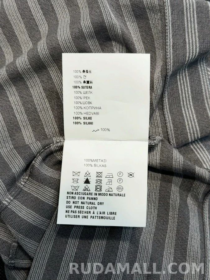 미우미우 미우미우 스트라이프 보트넥 긴팔 상의 상세 이미지
