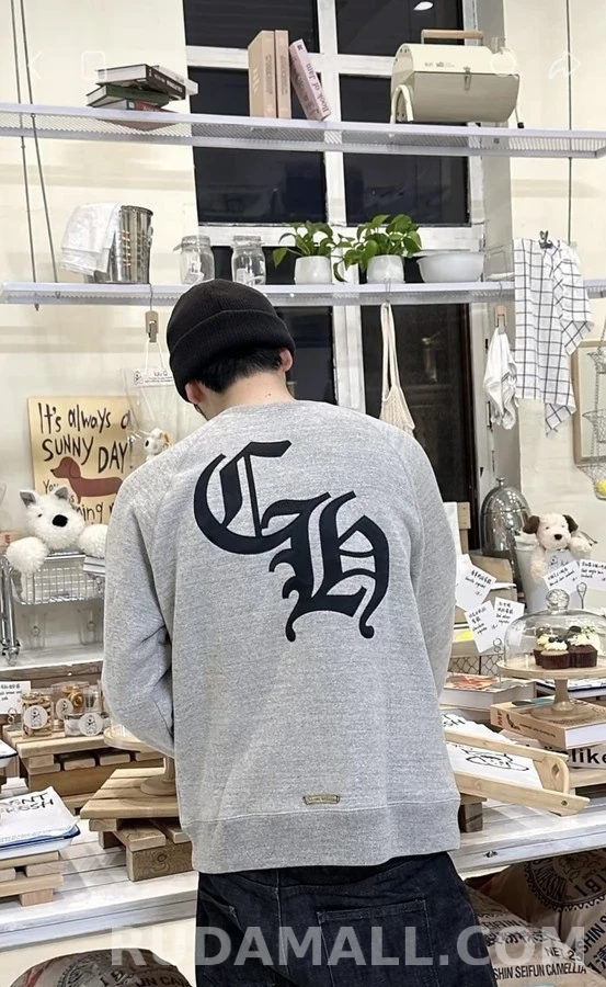 크롬하츠 크롬하츠 크로스 로고 맨투맨 상세 이미지