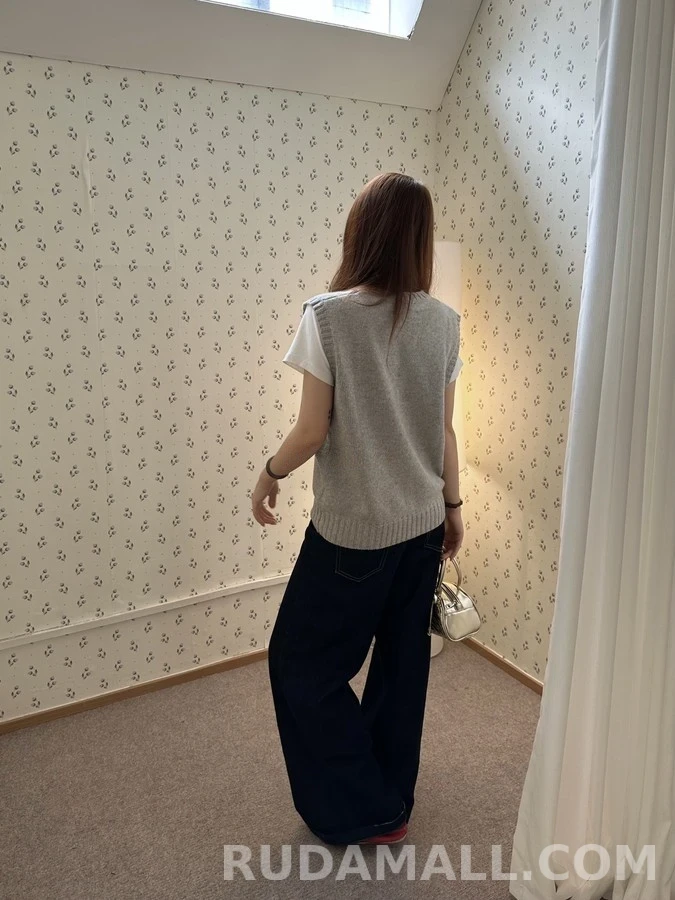 메종 마르지엘라 메종마르지엘라 레터링 니트 베스트 상세 이미지