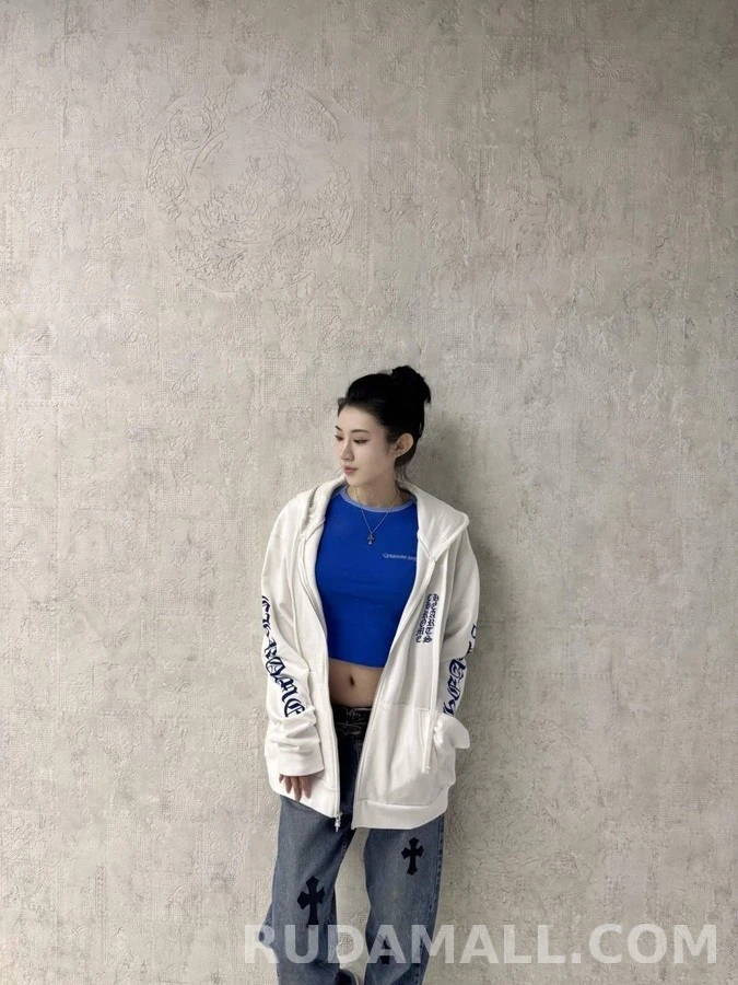 크롬하츠 크롬하츠 고딕 레터링 지퍼 후드 상세 이미지