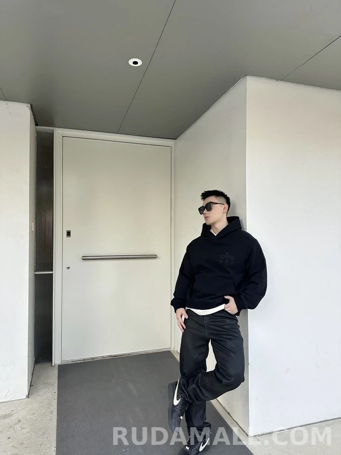 크롬하츠 크롬하츠 크로스 CH 로고 후드티 상세 이미지