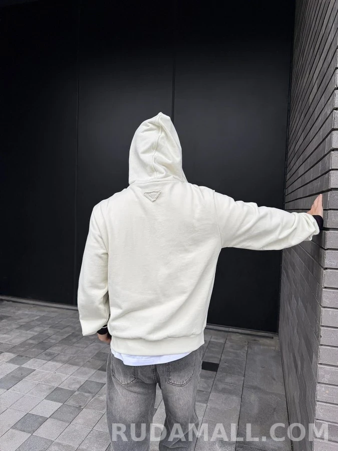 프라다 프라다 복고 휘장 후드 집업 상세 이미지