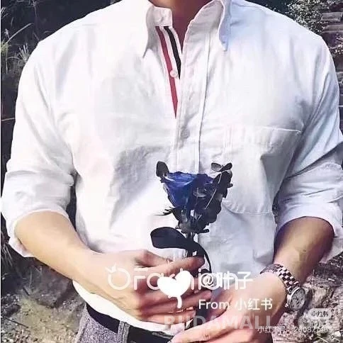 톰브라운 톰브라운 트리컬러 버튼다운 셔츠 상세 이미지