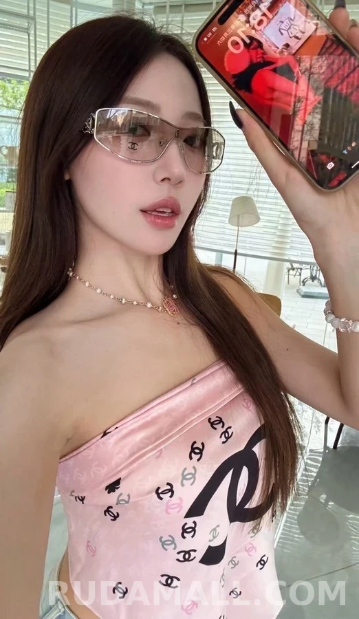 샤넬 샤넬 라인스톤 선글라스 상세 이미지