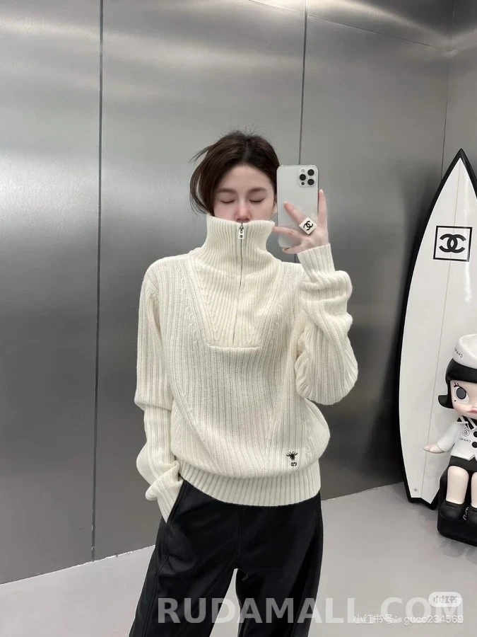 폴로 랄프 로렌 폴로 랄프 로렌 립 하프 집업 니트 상세 이미지