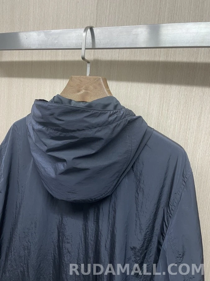 스톤아일랜드 스톤 아일랜드 메탈릭 나일론 후드 집업 상세 이미지