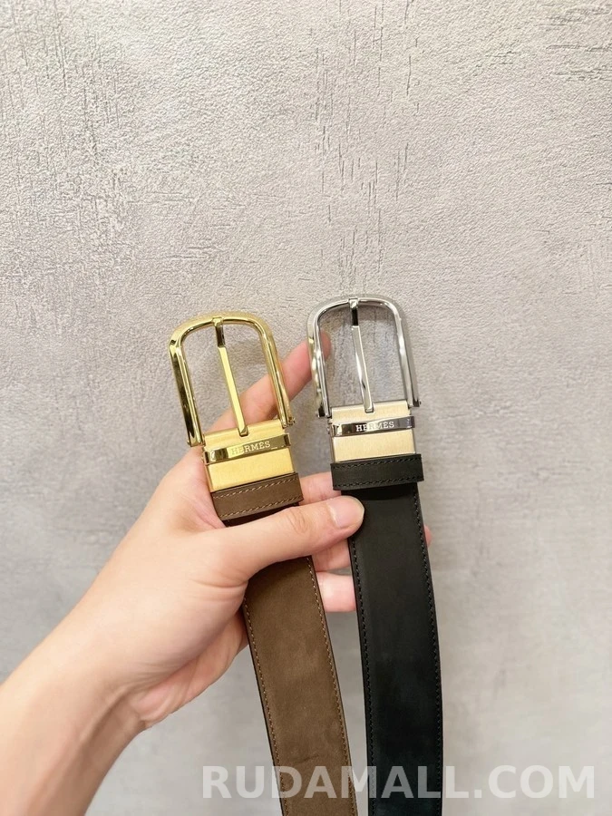 에르메스 에르메스 레더 핀 버클 양면 벨트 상세 이미지