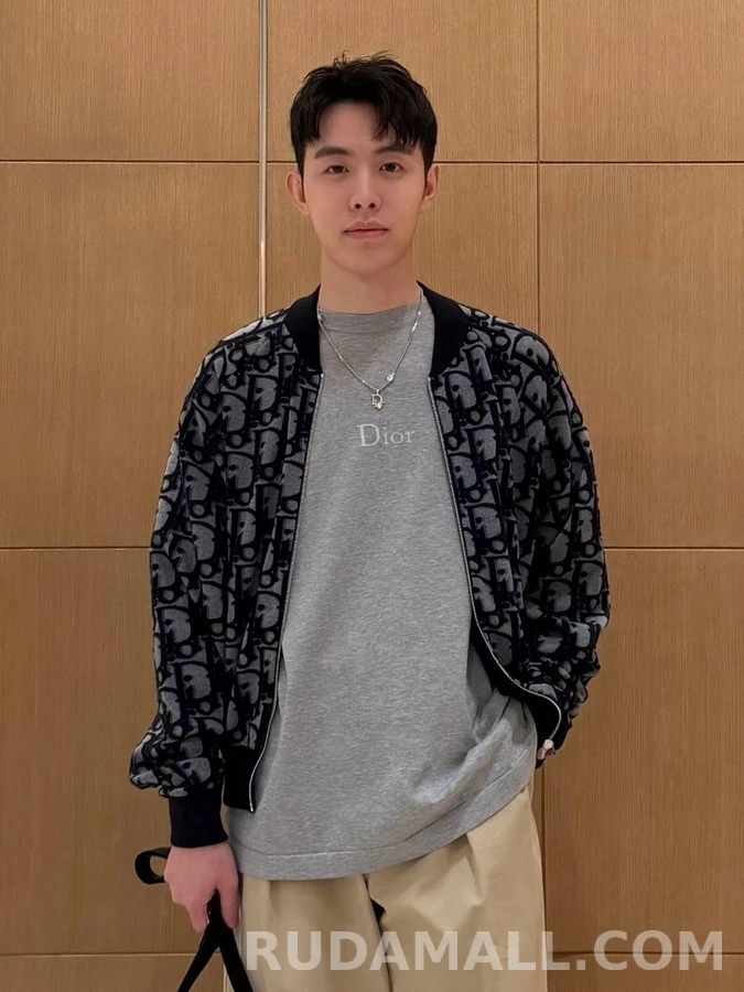 디올 디올 Oblique 자카드 집업 재킷 상세 이미지