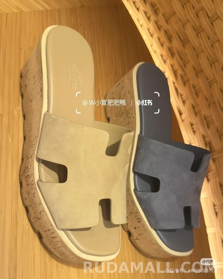 에르메스 에르메스 에클레어 코르크 플랫폼 샌들 상세 이미지