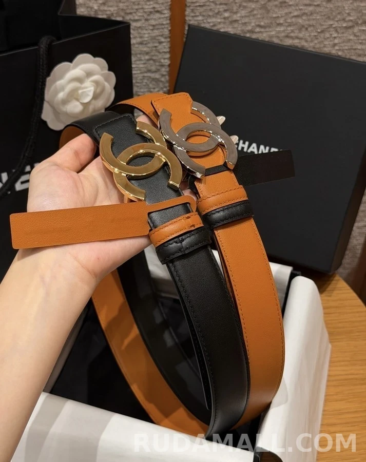 샤넬 샤넬 더블 C 버클 리버서블 벨트 상세 이미지
