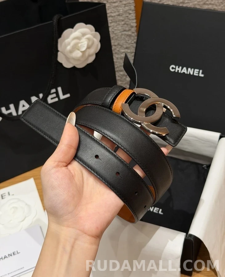 샤넬 샤넬 더블 C 버클 리버서블 벨트 상세 이미지
