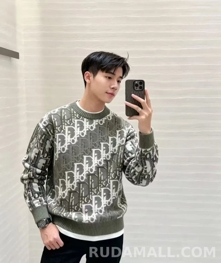 디올 디올 Oblique 패턴 니트 상세 이미지
