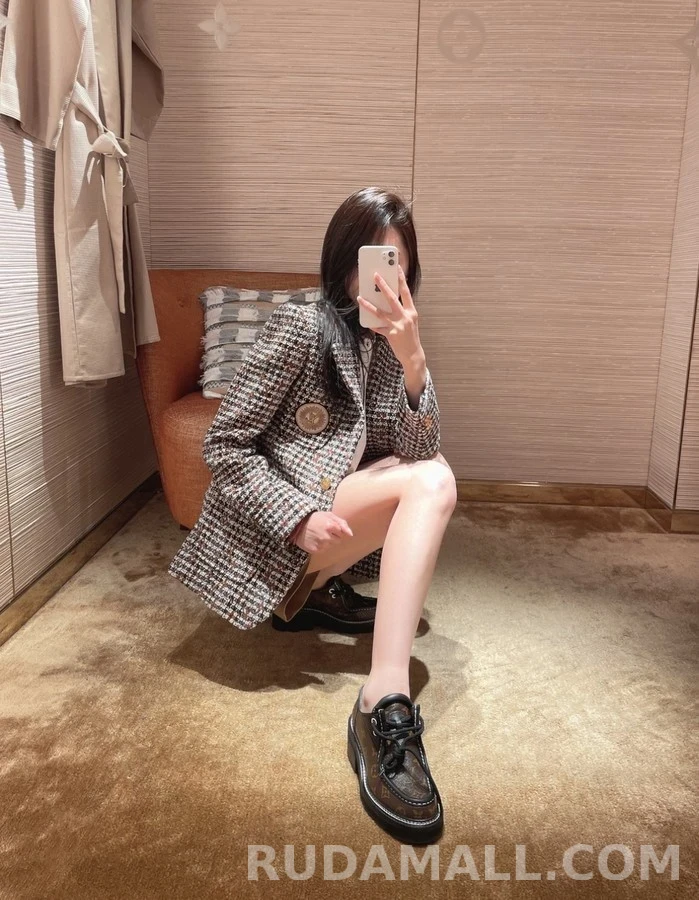 루이비통 루이비통 모노그램 캔버스 더비 슈즈 상세 이미지