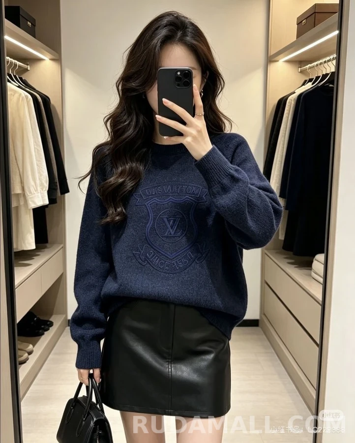 루이비통 루이비통 엠블럼 엠보 니트 상세 이미지