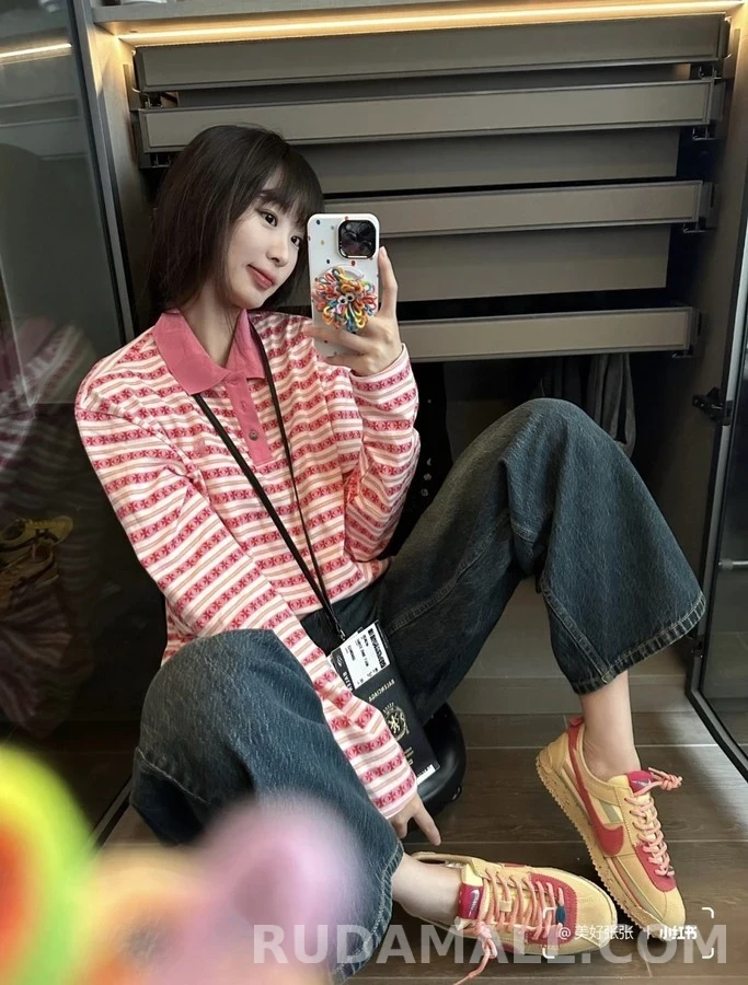 크롬하츠 크롬하츠 크로스 자카드 스트라이프 긴팔 티셔츠 상세 이미지