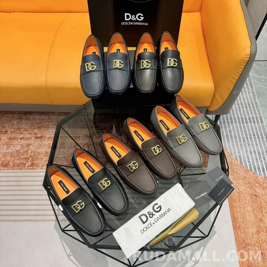 돌체앤가바나 돌체앤가바나 메탈 로고 드라이빙 슈즈 상세 이미지