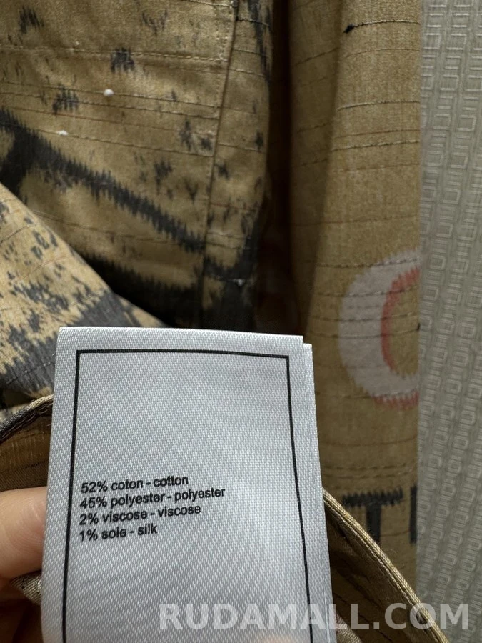 샤넬 샤넬 빈티지 프린트 셔츠 상세 이미지