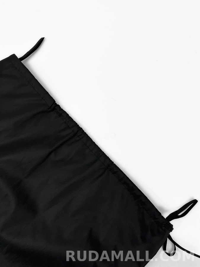 프라다 프라다 나일론 드로스트링 스커트 상세 이미지