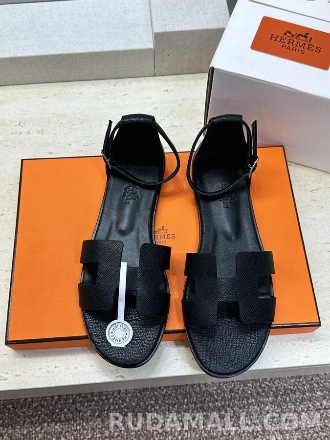 에르메스 에르메스 산토리니 H 로고 샌들 상세 이미지