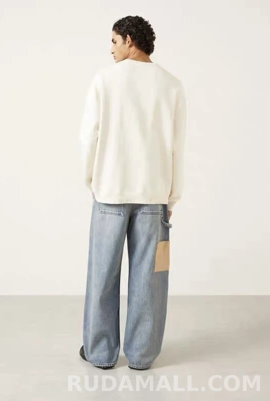 로에베 로에베 레더 포켓 데님 팬츠 상세 이미지