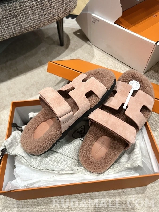 에르메스 에르메스 울 H 스트랩 샌들 상세 이미지