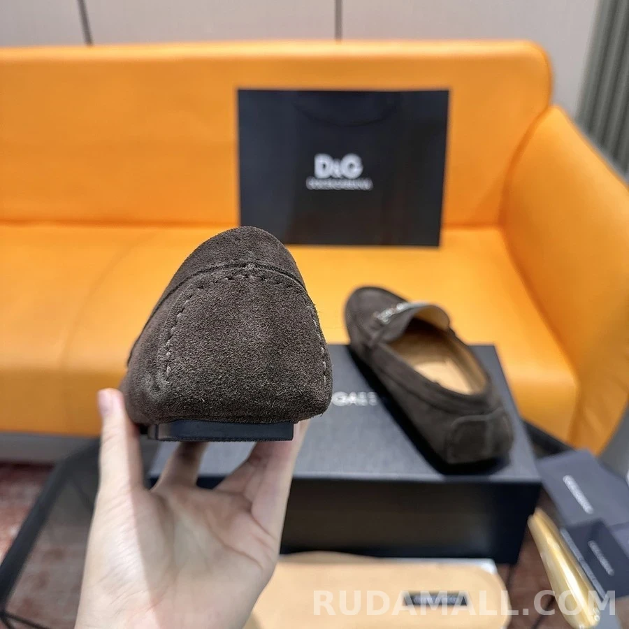 돌체앤가바나 돌체앤가바나 스웨이드 드라이빙 슈즈 상세 이미지