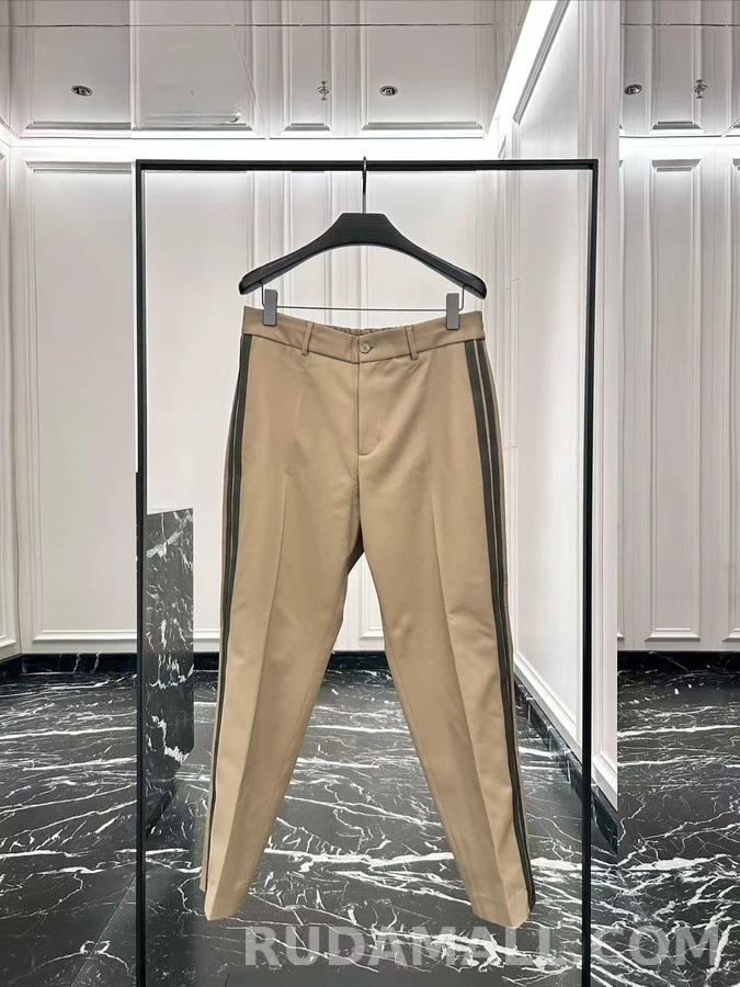 몽클레어 몽클레어 로고 스트라이프 팬츠 상세 이미지