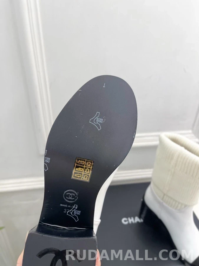 샤넬 샤넬 더블 C 캡토 삭스 부츠 상세 이미지