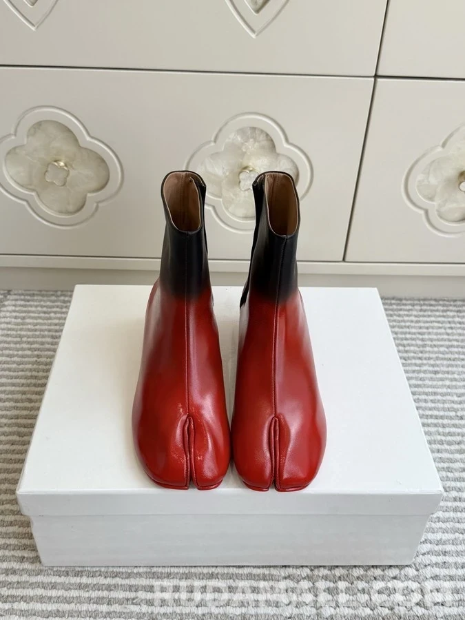메종 마르지엘라 메종마르지엘라 그라데이션 타비 블록힐 부츠 상세 이미지
