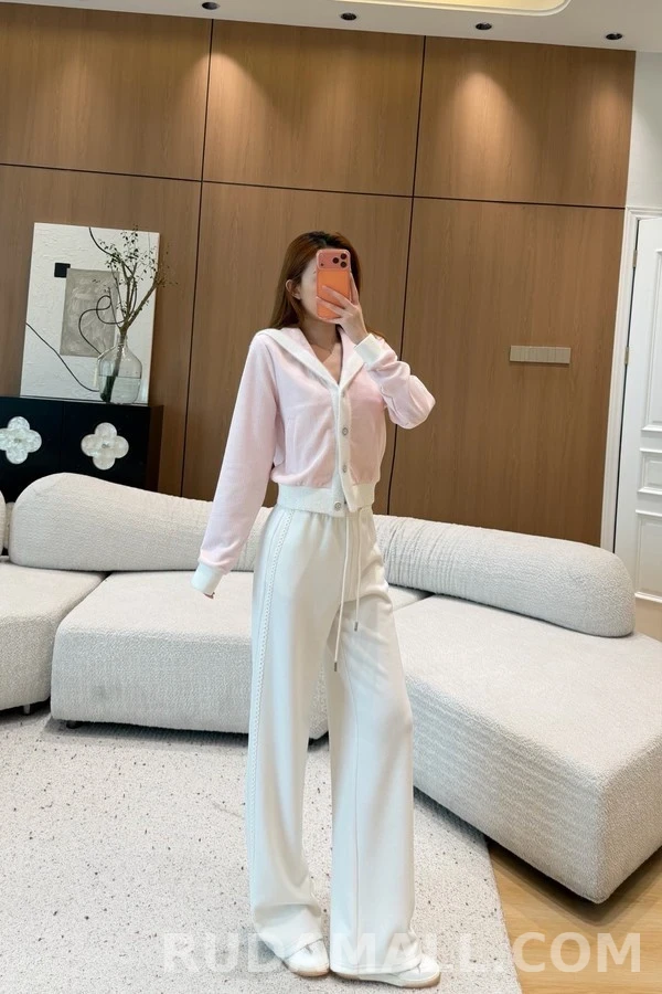 샤넬 샤넬 로고 와이드 팬츠 상세 이미지