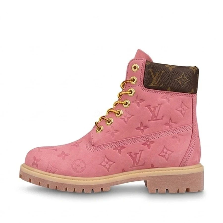 루이비통 루이비통 x Timberland 모노그램 앵클 부츠 상세 이미지
