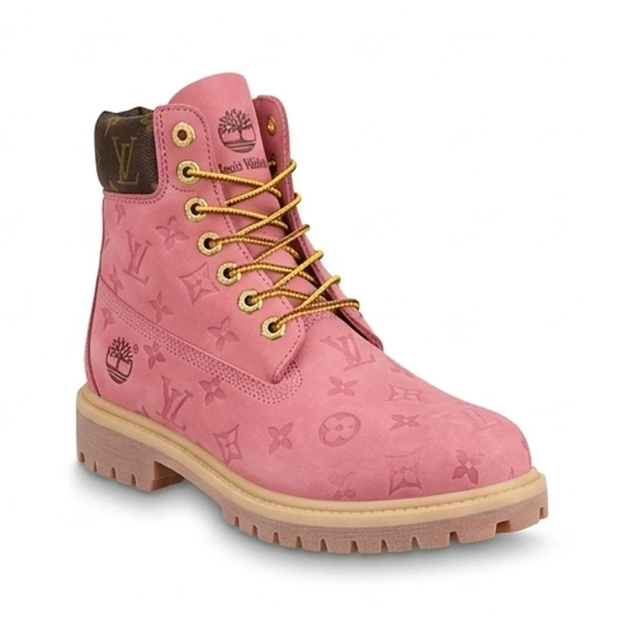 루이비통 루이비통 x Timberland 모노그램 앵클 부츠 상세 이미지