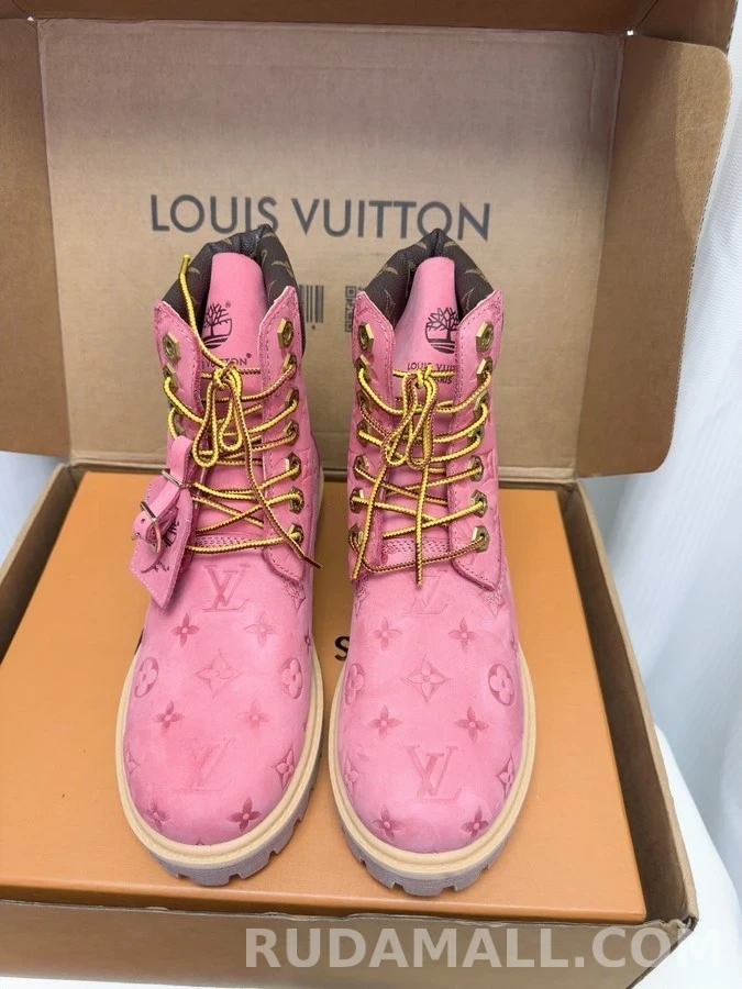 루이비통 루이비통 x Timberland 모노그램 앵클 부츠 상세 이미지