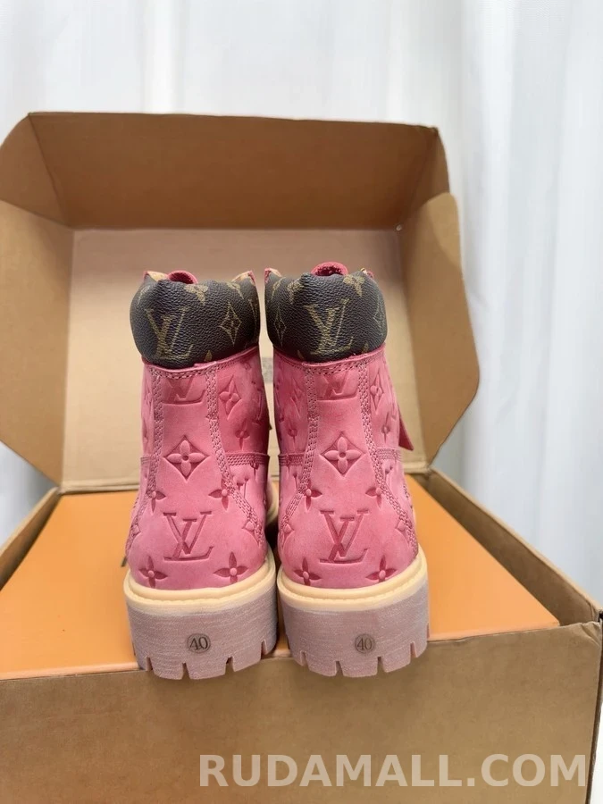 루이비통 루이비통 x Timberland 모노그램 앵클 부츠 상세 이미지