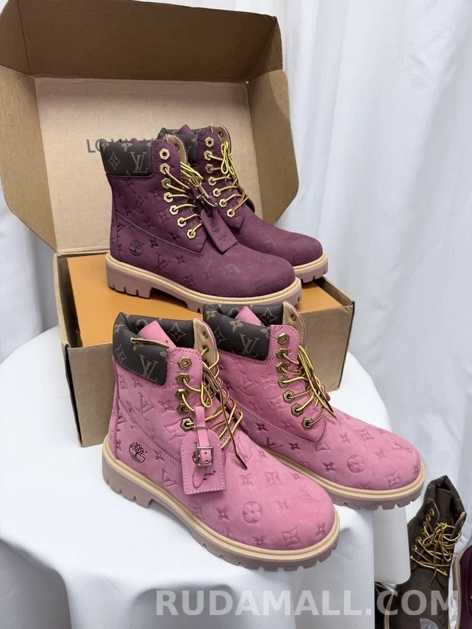루이비통 루이비통 x Timberland 모노그램 앵클 부츠 상세 이미지