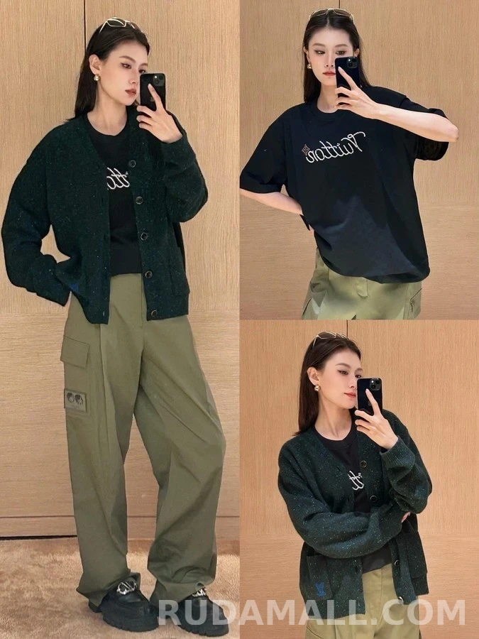 루이비통 루이비통 가죽 포켓 카고 팬츠 상세 이미지
