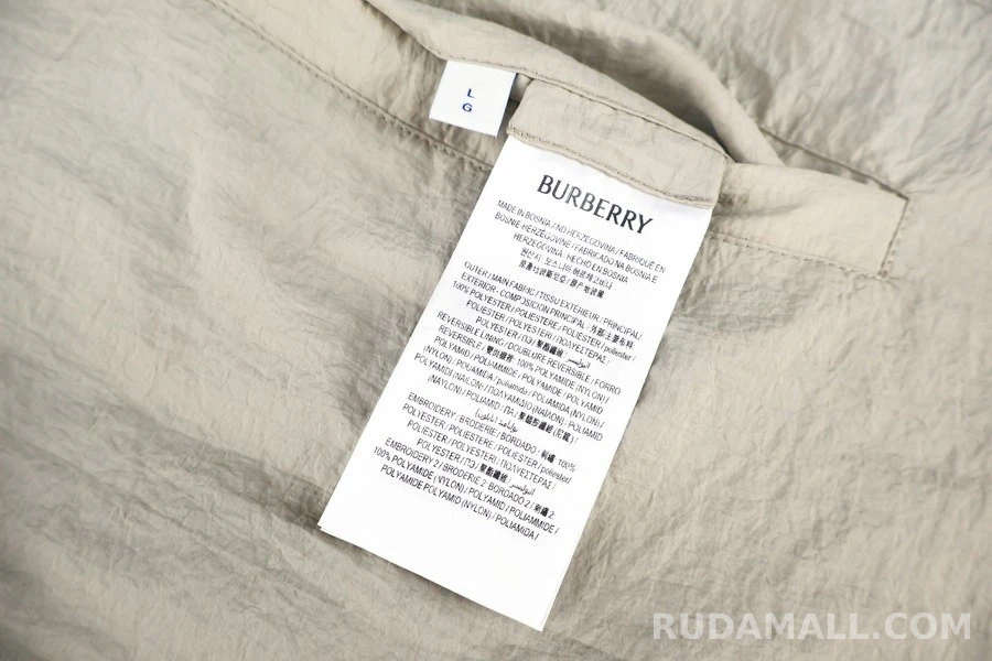 버버리 버버리 전투마 격자무늬 양면 자켓 상세 이미지