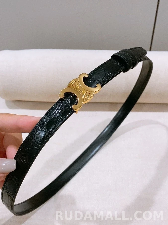 셀린느 셀린느 트리오페 크록 엠보 벨트 상세 이미지